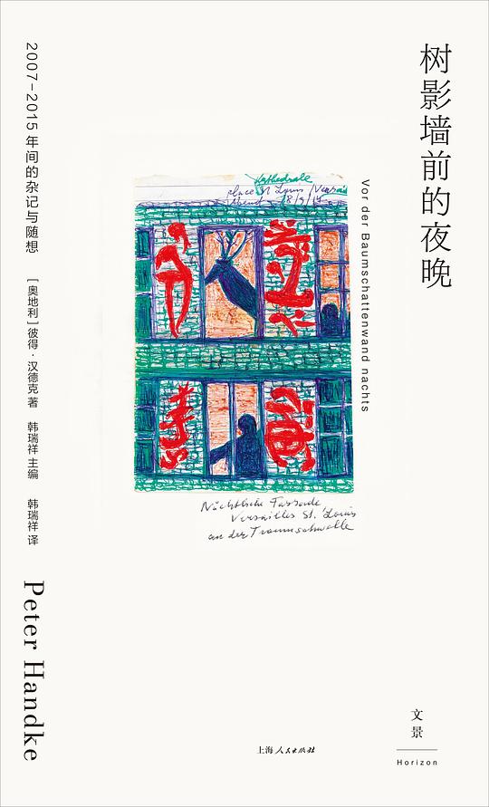 树影墙前的夜晚 封面